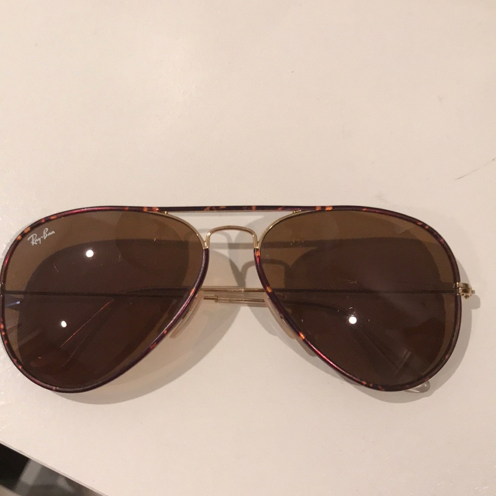 Tortoise Shell Ray Ban Aviator Sunglasses